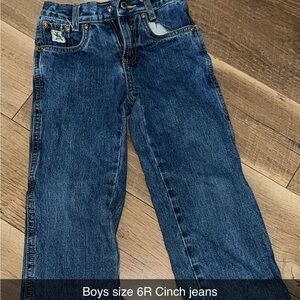 Boys Cinch jeans size 6R